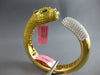 EXTRA L,ARGE GIA WHITE & YELLOW DIAMOND & AAA EMERALD 18KT YELLOW GOLD BRACELET
