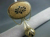 ANTIQUE LARGE 14KT YELLOW GOLD & BLACK ENAMEL FROM 1800'S PIN ONE OF A KIND 1893