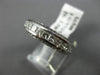 WIDE 2.10CT PRINCESS DIAMOND 14KT WHITE GOLD FILIGREE ETERNITY WEDDING RING 1349