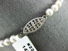 ESTATE 5mm AAA SOUTH SEA PEARL 14KT WHITE GOLD CLASSIC FILIGREE NECKLACE #22695
