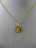 ESTATE 14KT YELLOW GOLD 3D STARBURST CROSS RELIGIOUS CONFIRMATION PENDANT #24994