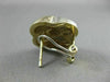 ESTATE 14KT WHITE YELLOW & ROSE GOLD SQUARE CLIP ON EARRINGS #22570