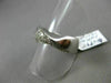 ESTATE .60CT DIAMOND 14KT WHITE GOLD 3D DOUBLE SIDED X LOVE RING 8mm WIDE