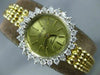 ESTATE GENEVE .72CT DIAMOND 14KT WHITE & YELLOW GOLD 3D ROUND LADIES WATCH #7472
