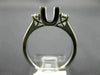 .28CT DIAMOND 14K WHITE GOLD 3D LUCIDA PRINCESSS EMI MOUNT ENGAGEMENT RING #6381