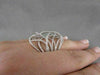 ANTIQUE WIDE FILIGREE 1.43CTW DIAMOND 18KT W GOLD RING