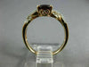1.42CT DIAMOND & AAA BRAZILIAN GARNET 14K WHITE & ROSE GOLD OVAL ENGAGEMENT RING