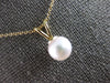 ESTATE AAA SOUTH SEA PEARL 14KT YELLOW GOLD 3D 6.5MM SOLITAIRE FLOATING PENDANT