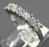 .75CT DIAMOND 14KT WHITE GOLD PRINCESS INVISIBLE PRONG WEDDING ANNIVERSARY RING
