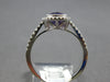1.39CT DIAMOND & AAA AMETHYST 14KT WHITE GOLD 3D OVAL & ROUND FILIGREE LOVE RING