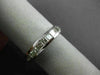 ESTATE .42CT DIAMOND 14K WHITE GOLD 3D FILIGREE CHANNEL ANNIVERSARY RING 18149