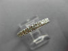 ESTATE .90CT ROUND DIAMOND 14KT WHITE GOLD 3D ETERNITY WEDDING ANNIVERSARY RING