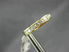 ESTATE .65CT DIAMOND 14KT YELLOW GOLD ROUND CHANNEL ANNIVERSARY RING 3mm 14574