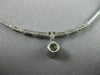 ESTATE .70CT DIAMOND 14KT W GOLD SOLITAIRE DROP ETOILE BY THE YARD NECKLACE #201