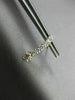 ESTATE .50CT DIAMOND 14KT YELLOW GOLD GRADUATING JOURNEY CURVE HANGING EARRINGS