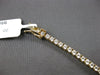 ESTATE 3.06CT DIAMOND 14KT YELLOW GOLD 3D 2.5MM CLASSIC TENNIS BRACELET