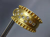 LARGE .70CT DIAMOND 18KT YELLOW GOLD 3D ETOILE UMBRELLA CLIP ON HANGING EARRINGS
