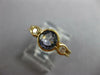 1.15CT DIAMOND & TANZANITE 14K YELLOW GOLD CLASSIC 3 STONE BEZEL ENGAGEMENT RING