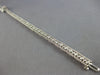 .80CT DIAMOND 14KT WHITE GOLD FILIGREE PAST PRESENT FUTURE FUN TENNIS BRACELET