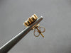 ESTATE LARGE 1.55CT DIAMOND 18KT ROSE GOLD ROUND FLOWER INVISIBLE STUD EARRINGS