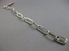 LARGE & LONG 1.58CT DIAMOND 14KT WHITE GOLD 3D CLASSIC OVAL LINK TENNIS BRACELET