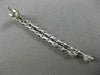 ESTATE LARGE 1.08CT DIAMOND 18KT GOLD 3D DOUBLE ROW BY THE YARD HANGING EARRINGS