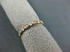 ESTATE .58CT DIAMOND 18KT ROSE GOLD ETERNITY FILIGREE MILGRAIN ANNIVERSARY RING