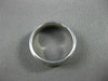 ESTATE WIDE 14KT WHITE GOLD 3D PLAIN CLASSIC WEDDING ANNIVERSARY BAND RING #2892