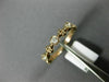 ESTATE .26CT DIAMOND 14K ROSE GOLD 3D FLOWER FILIGREE WEDDING ANNIVERSARY RING