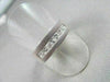 WIDE 7mm HAND CRAFTED .90CT F VVS DIAMOND 14KT WHITE GOLD MENS WEDDING BAND !!!!