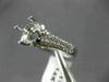 .45CT DIAMOND 14KT WHITE GOLD 3D 4 PRONG ROUND SEMI MOUNT ENGAGEMENT RING #17075