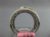 EXTRA LARGE 2.68CT DIAMOND 18KT WHITE GOLD ROUND & BAGUETTE FUN ANNIVERSARY RING