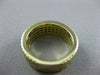 ESTATE WIDE 1CT DIAMOND 18KT YELLOW GOLD MULTI ROW MICRO PAVE ANNIVERSARY RING