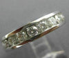 2.20CT ROUND DIAMOND 14K WHITE GOLD 3D CHANNEL ETERNITY WEDDING ANNIVERSARY RING