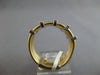 ESTATE LARGE .43CT DIAMOND 14KT 2 TONE GOLD 3D MULTI ROW MULTI BAR FUN RING