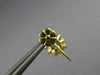 ESTATE 1.60CT DIAMOND & AAA SAPPHIRE 14K YELLOW GOLD FRENCH BACK EARRINGS #25277