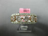 ESTATE WIDE 2.51CT WHITE & PINK DIAMOND 18KT WHITE & ROSE GOLD ANNIVERSARY RING