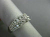ESTATE .84CT ROUND DIAMOND 18KT WHITE GOLD 3D ETOILE OPEN FILIGREE LOVE FUN RING