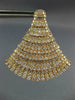 ESTATE LARGE 4.76CT PINK DIAMOND 18KT ROSE GOLD TRIANGULAR MULTI LAYER EARRINGS