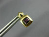 ESTATE .80CT AAA AMETHYST 14KT YELLOW GOLD 3D CLASSIC SQUARE STUD EARRINGS