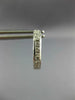 ANTIQUE .36CT DIAMOND 18KT WHITE GOLD SQUARE FILIGREE HUGGIE HOOP EARRINGS #7531