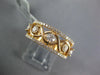 WIDE .68CT DIAMOND 18K ROSE GOLD 5 STONE INFINITY SEMI ETERNITY ANNIVERSARY RING