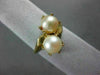 ESTATE AAA SOUTH SEA PEARL 14KT YELLOW GOLD TWO STONE CRISS CROSS RING #21394