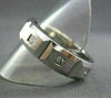 ESTATE WIDE .70CT DIAMOND 14KT WHITE GOLD PRINCESS CUT ETERNITY RING SHARP #2602
