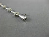 ESTATE .56CT ROUND DIAMOND 14K WHITE GOLD 3D CLASSIC FLOWER LINK BRACELET #19601