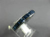 ANTIQUE .60CT DIAMOND 18K WHITE GOLD 3D FILIGREE ETERNITY ANNIVERSARY RING #6061