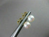 ESTATE .60CT DIAMOND & AAA SOUTH SEA PEARL 14KT Y GOLD EARRING W/ JACKETS #22321
