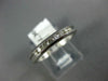 ESTATE .30CT DIAMOND 14K WHITE GOLD ROUND CHANNEL WEDDING ANNIVERSARY RING 18732