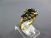 1.48CT DIAMOND & AAA SAPPHIRE 14KT YELLOW GOLD MARQUISE & ROUND ANNIVERSARY RING