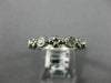 ESTATE .36CT DIAMOND 14K WHITE GOLD 3D FLOWER FILIGREE WEDDING ANNIVERSARY RING